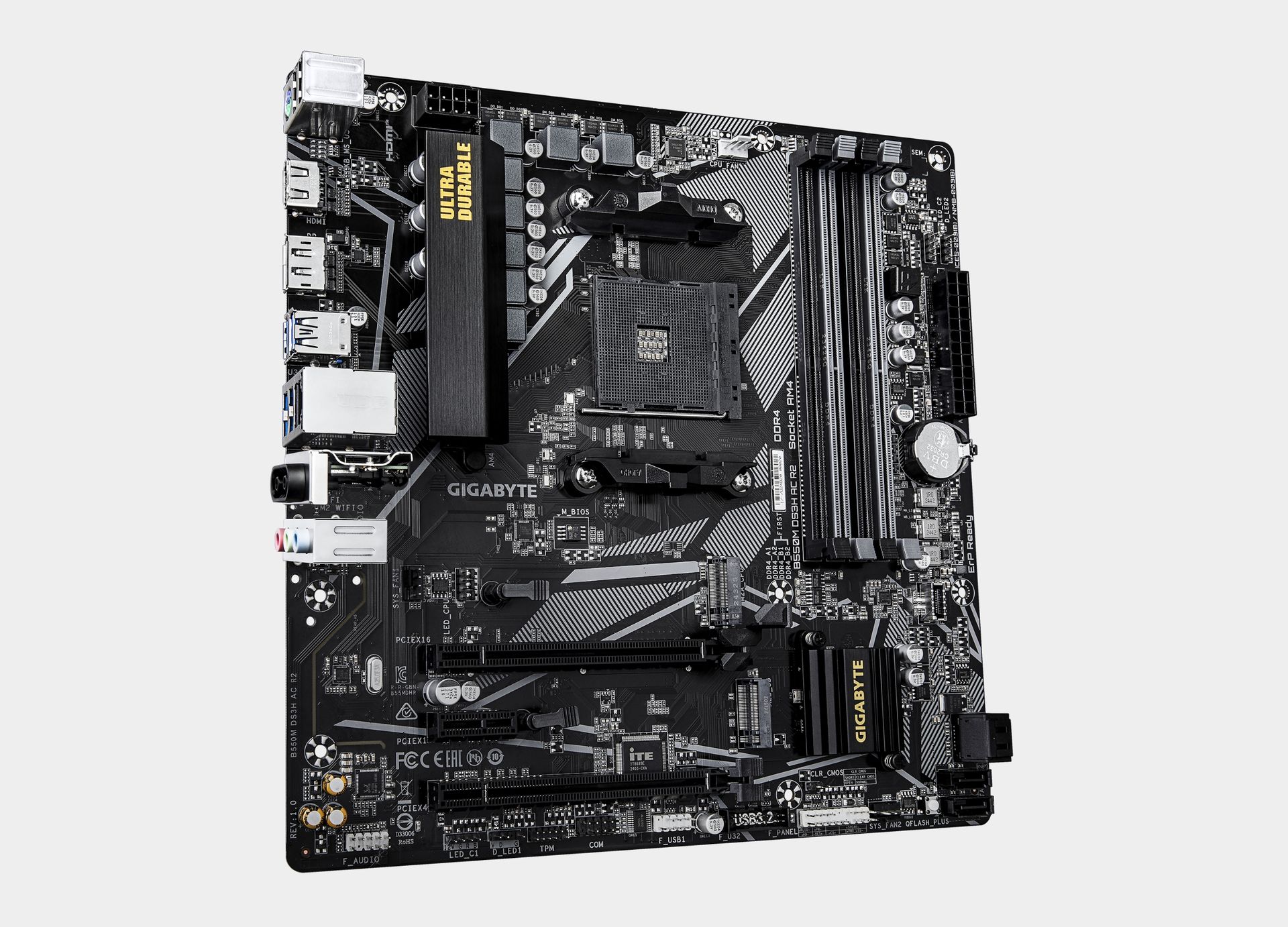 GIGABYTE B550M DS3H AC R2