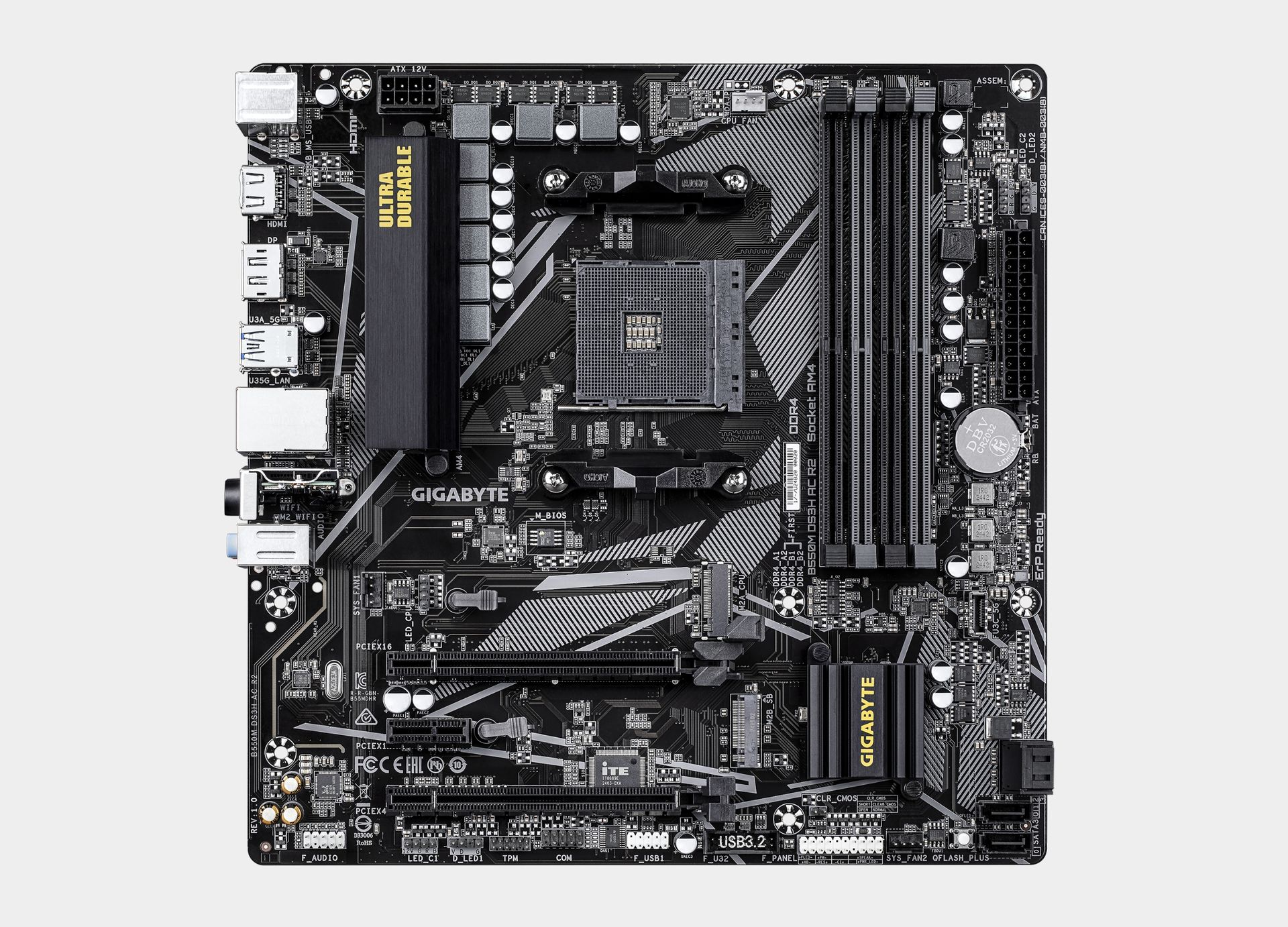 GIGABYTE B550M DS3H AC R2