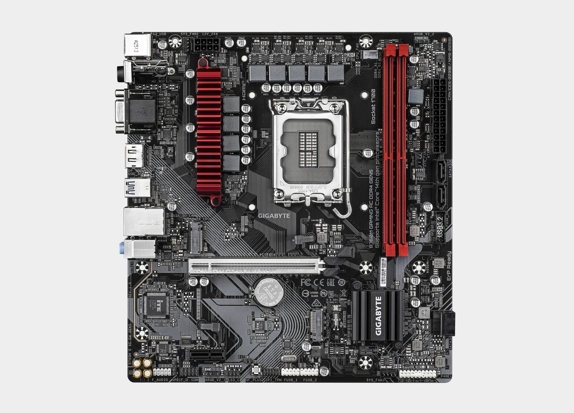 GIGABYTE B760M GAMING AC DDR4 GEN5