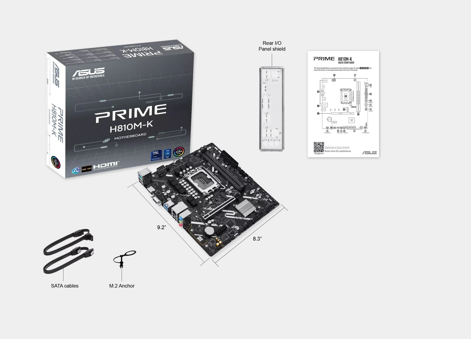 ASUS PRIME H810M-K LGA1851 micro-ATX