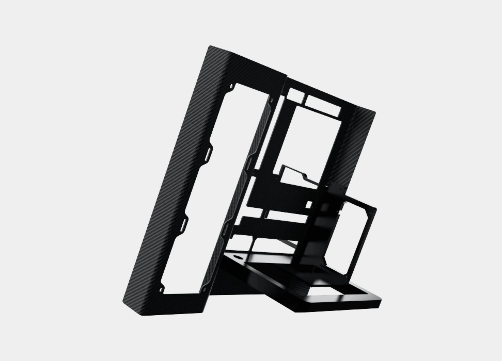 Xigmatek Carbonic 3K Twill Weave Carbon Fiber Panel 6063 Aluminium Alloy BTF ATX Mid Tower Case