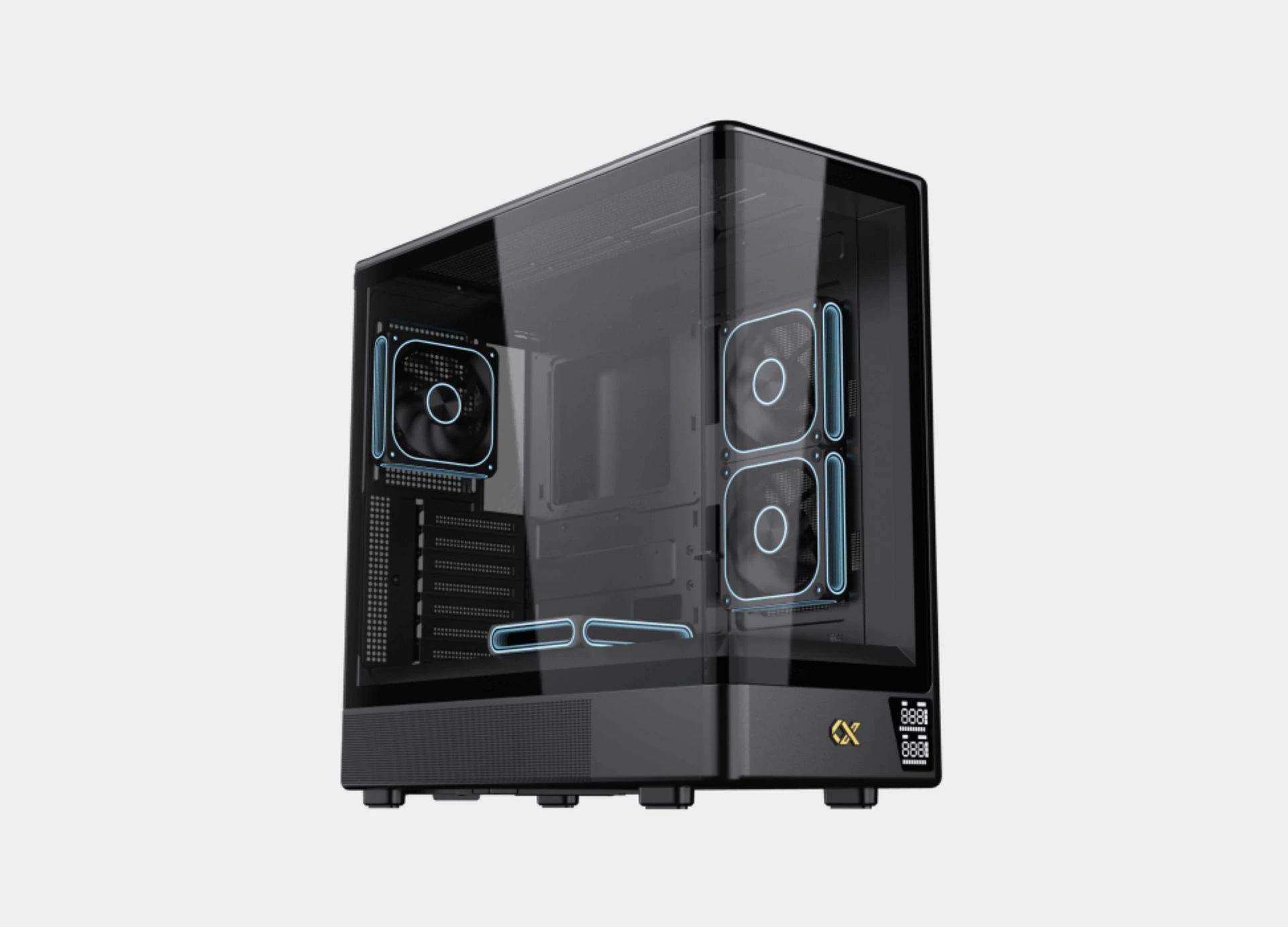 Xigmatek Moon DGT Digital LCD Argb Super Tower Case
