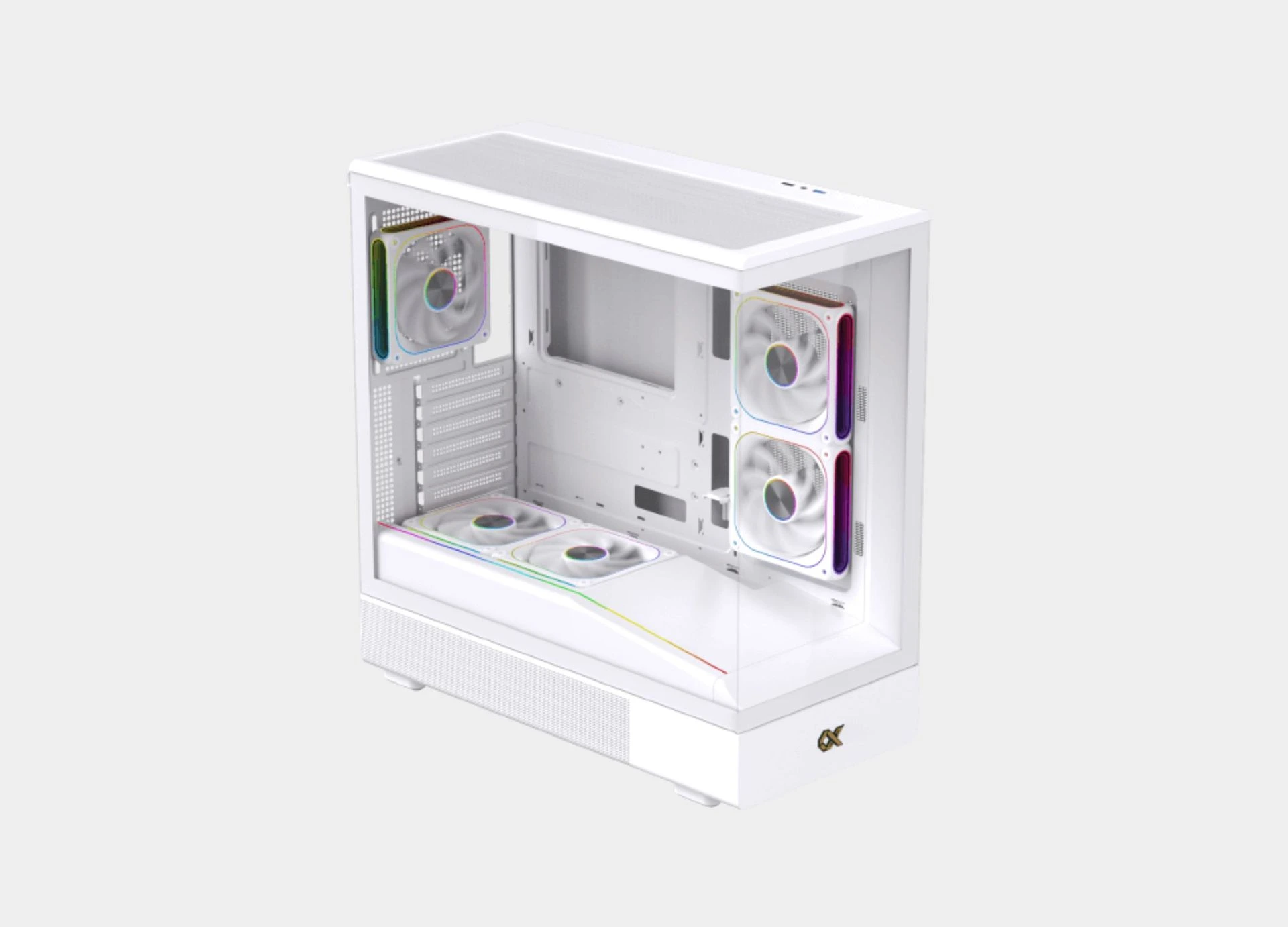 Xigmatek Sun Arctic 5 Fan ARGB White Super Tower Case