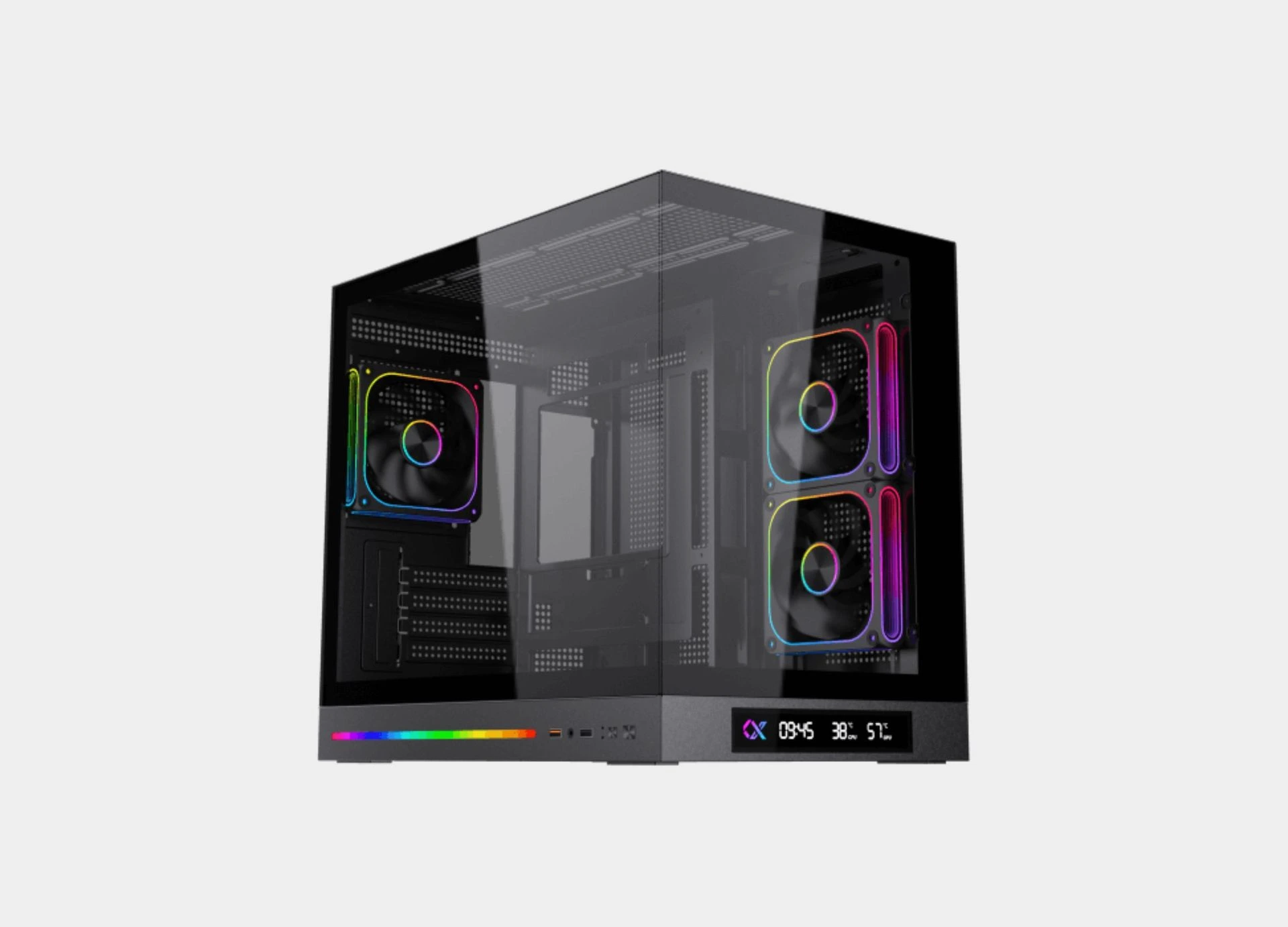 Xigmatek Cloud M DGT 3AF Digital LCD ARGB Micro Tower Case