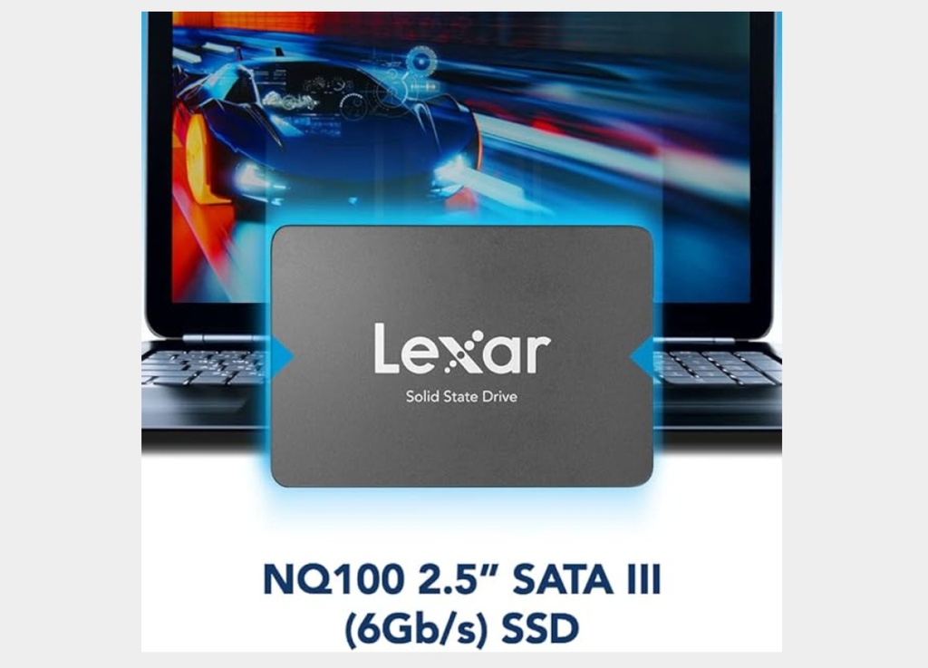 Lexar® NQ100 256GB 2.5” SATA III (6Gb/s) SSD