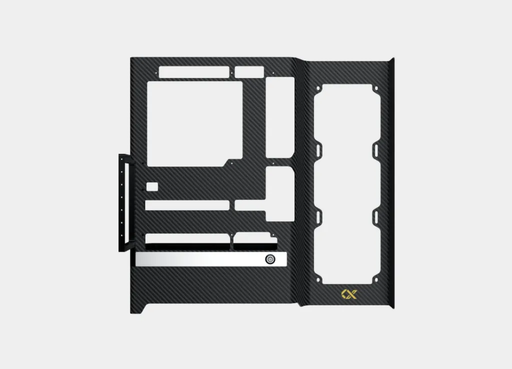 Xigmatek Carbonic 3K Twill Weave Carbon Fiber Panel 6063 Aluminium Alloy BTF ATX Mid Tower Case (6).webp