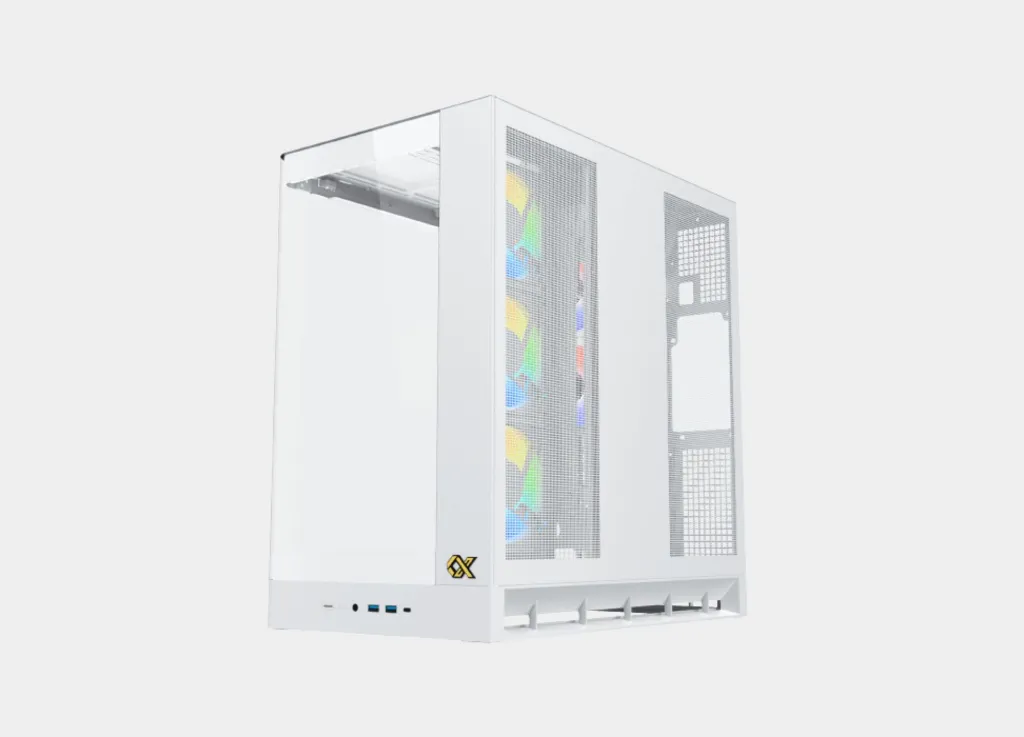Xigmatek Pano II Air Arctic Type C 8 Fan ARGB Pwm Curved TG E-ATX Super Tower Case (4).webp