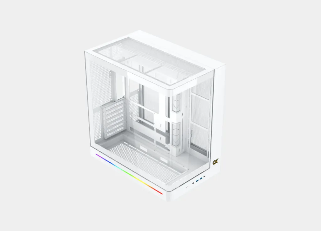 Xigmatek Pano II Air Arctic Type C 8 Fan ARGB Pwm Curved TG E-ATX Super Tower Case (11).webp
