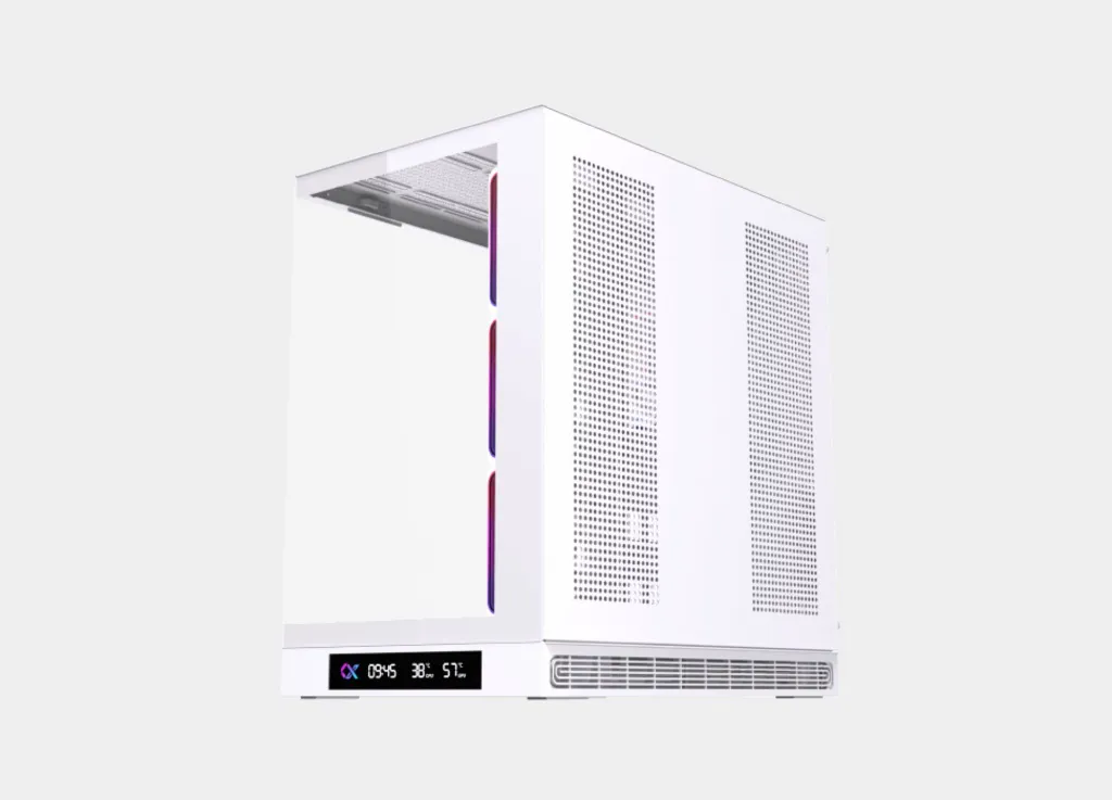 Xigmatek Cloud DGT Arctic Digital LCD Argb White Mid Tower Case (4).webp