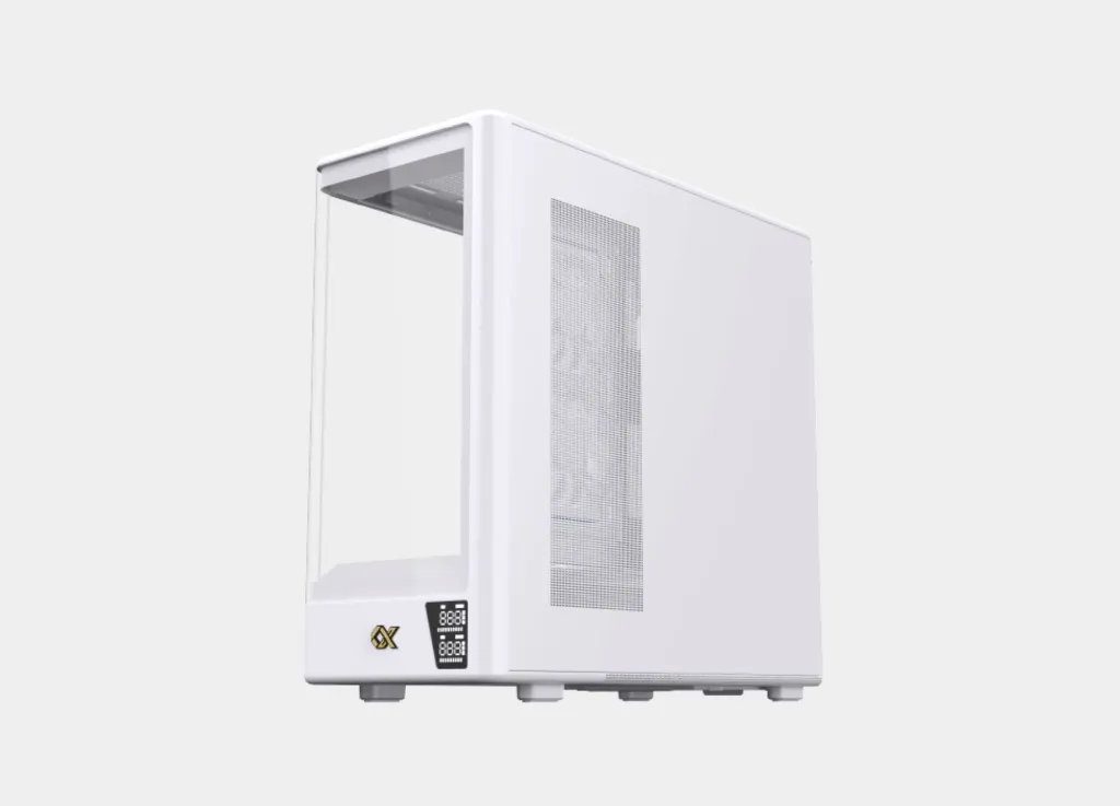 Xigmatek Moon DGT Arctic Digital LCD Argb White Super Tower Case (6).webp