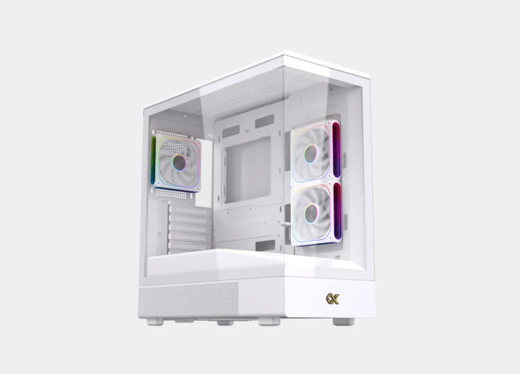 Xigmatek Sun Arctic 5 Fan Argb White Super Tower Case (3).webp