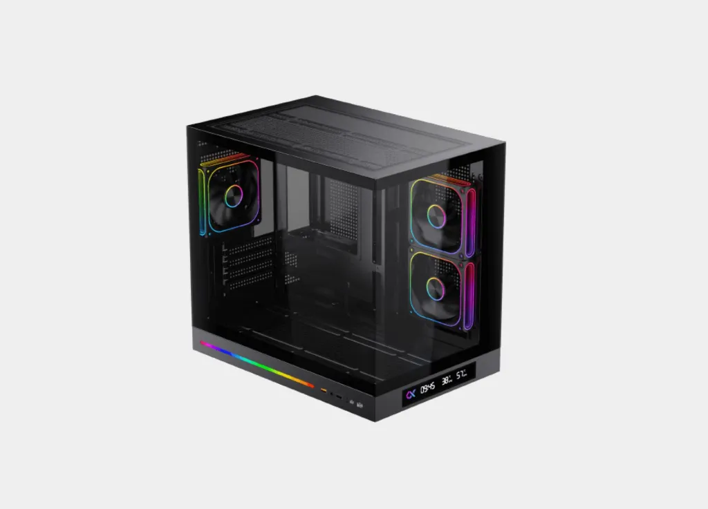 Xigmatek Cloud M DGT 3AF Digital LCD Argb Micro Tower Case (4).webp