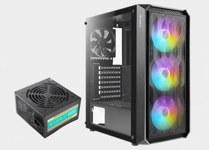 Bundle Gaming I7 13700 + B660M DS3H AX + Case Antec NX292