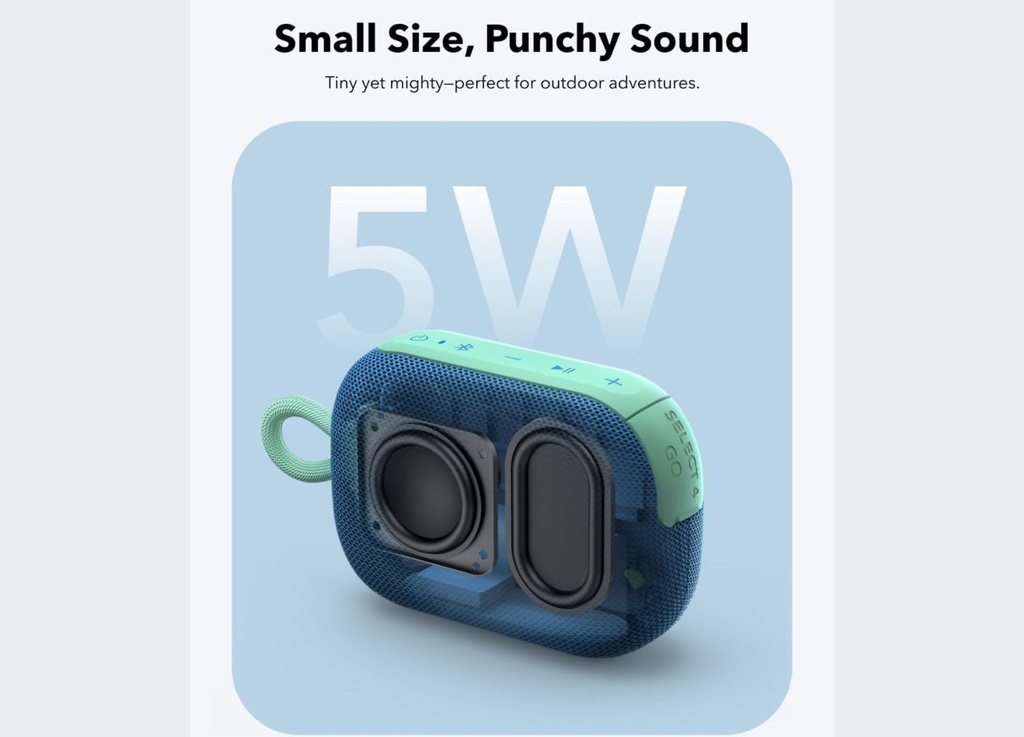 Anker Soundcore Select 4 Go Portable Bluetooth Speaker | Blue