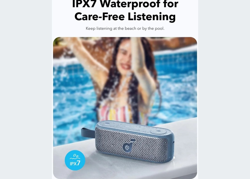 Anker Soundcore Motion 100 Portable Bluetooth Speaker | Black