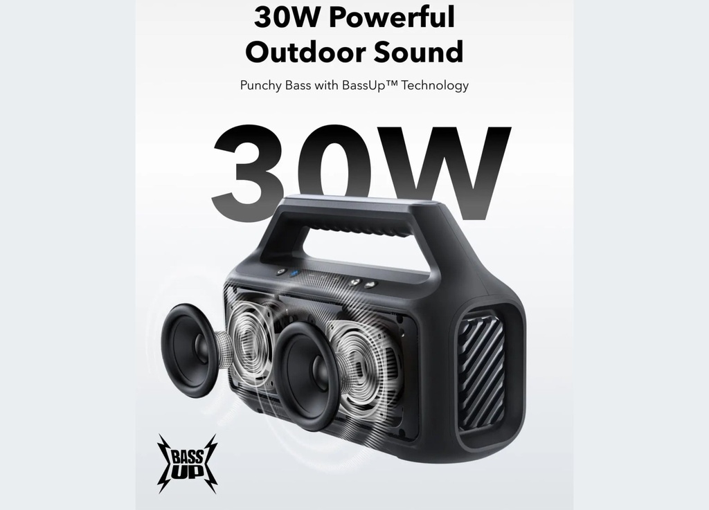 Anker Soundcore Boom 2 SE Portable Bluetooth Speaker | Black