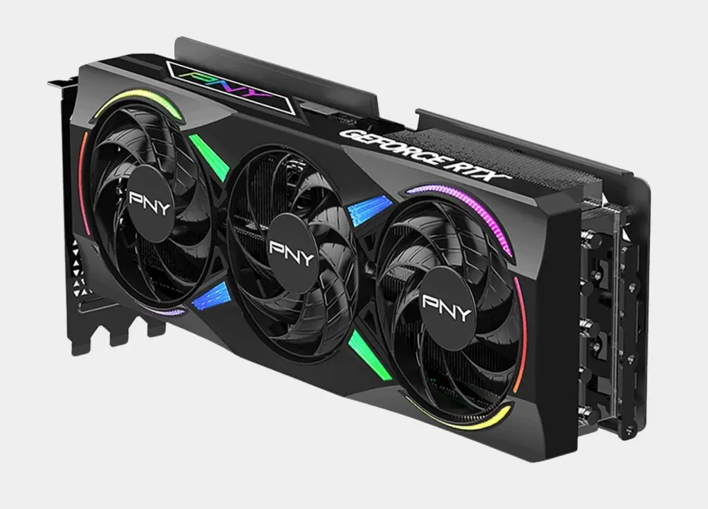 PNY GEFORCE RTX 5070 TI 16 GB Gaming TRIBAL FAN OVERCLOCKED (3).webp