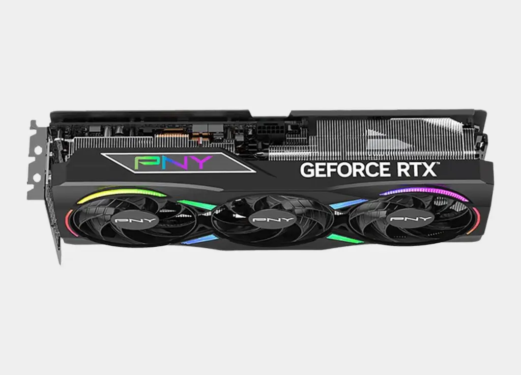 PNY GEFORCE RTX 5070 TI 16 GB Gaming TRIBAL FAN OVERCLOCKED (4).webp