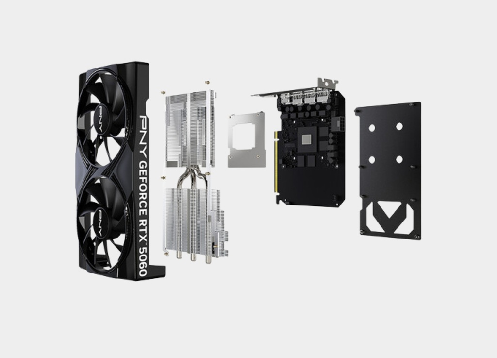 PNY NVIDIA GeForce RTX 5060 8GB OC Dual Fan