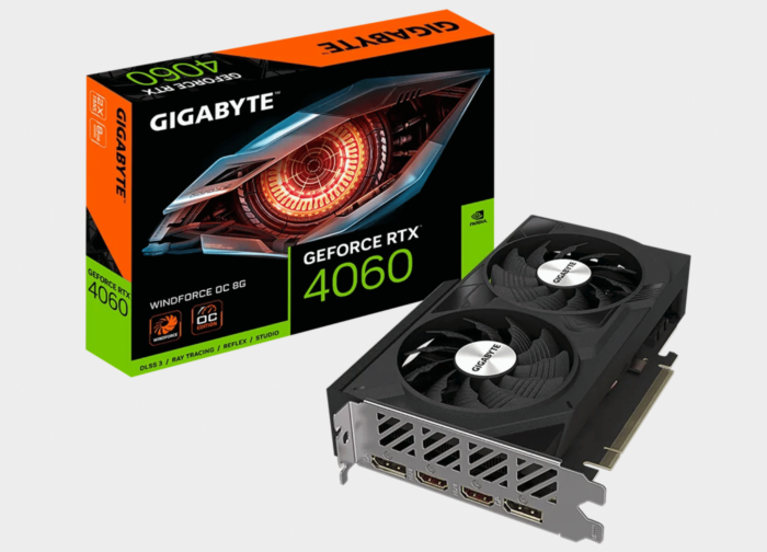 GIGABYTE GeForce RTX™ 4060 WINDFORCE OC 8G