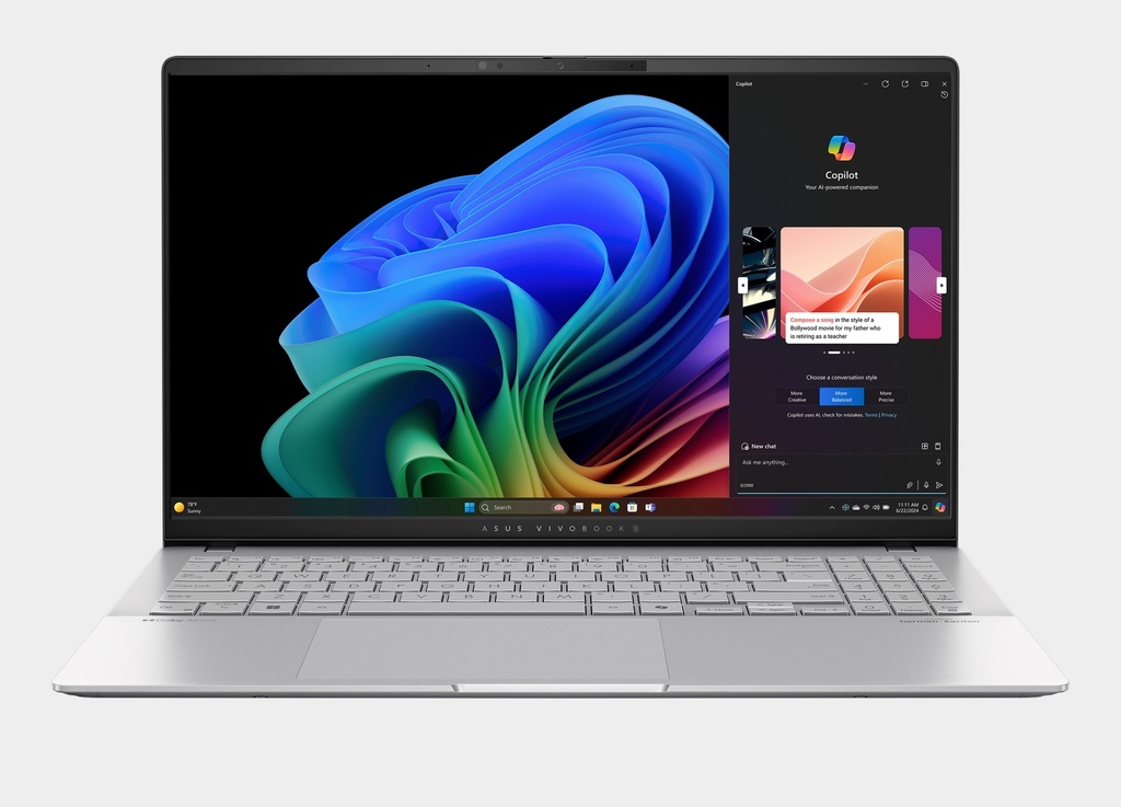 [90NB14Q2-M00BV0] ASUS Vivobook S 15 Snapdragon OLED S5507QA-MA037W