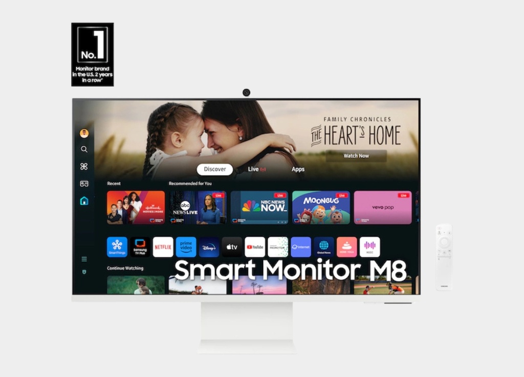 SAMSUNG M80D 32Inch 4K UHD Smart Monitor  LS32DM801UUXEN