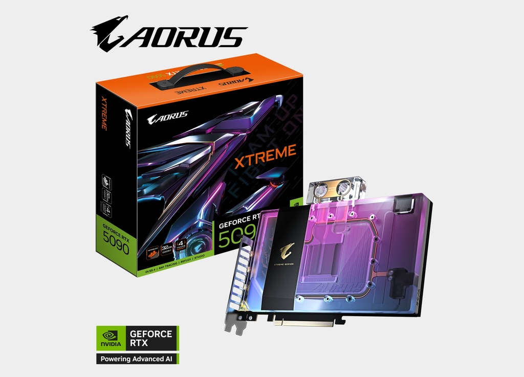 AORUS GeForce RTX™ 5090 XTREME WATERFORCE WB 32G