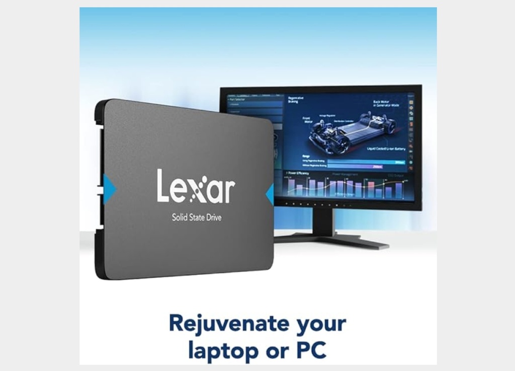 Lexar® NS100 2.5” SATA III (6Gb/s) SSD 512SSD