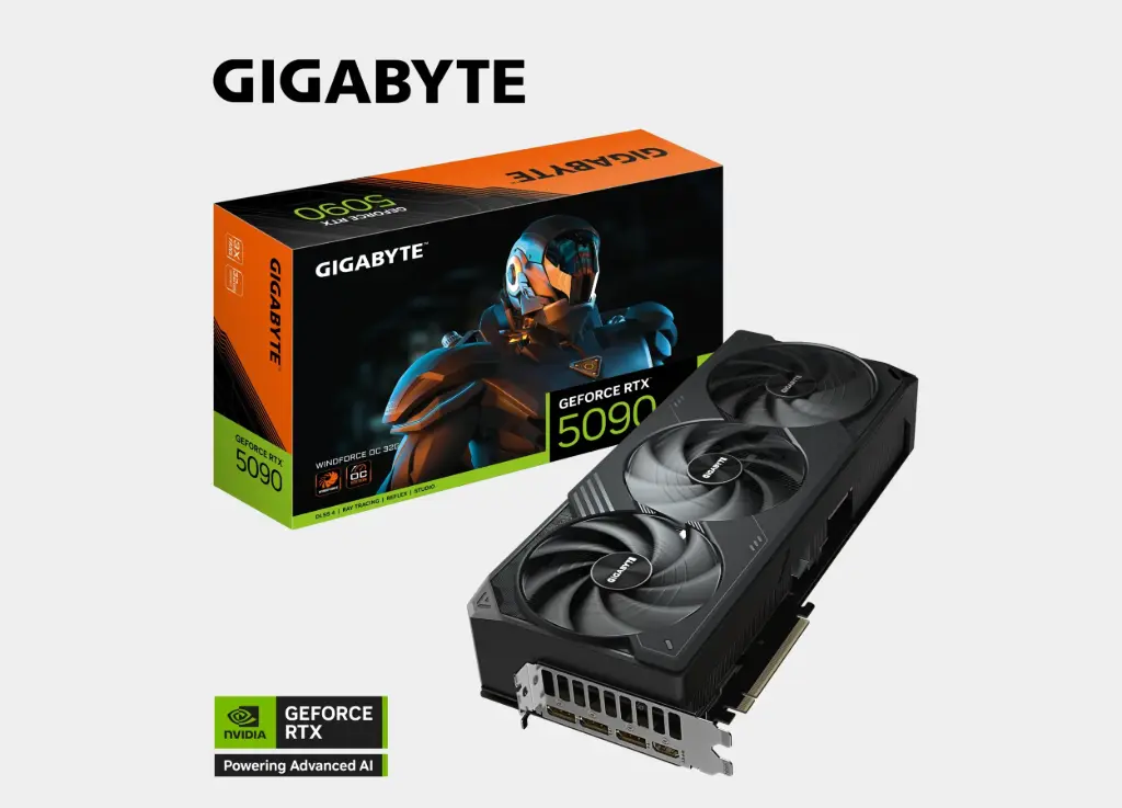 GIGABYTE GeForce RTX™ 5090 WINDFORCE OC 32G