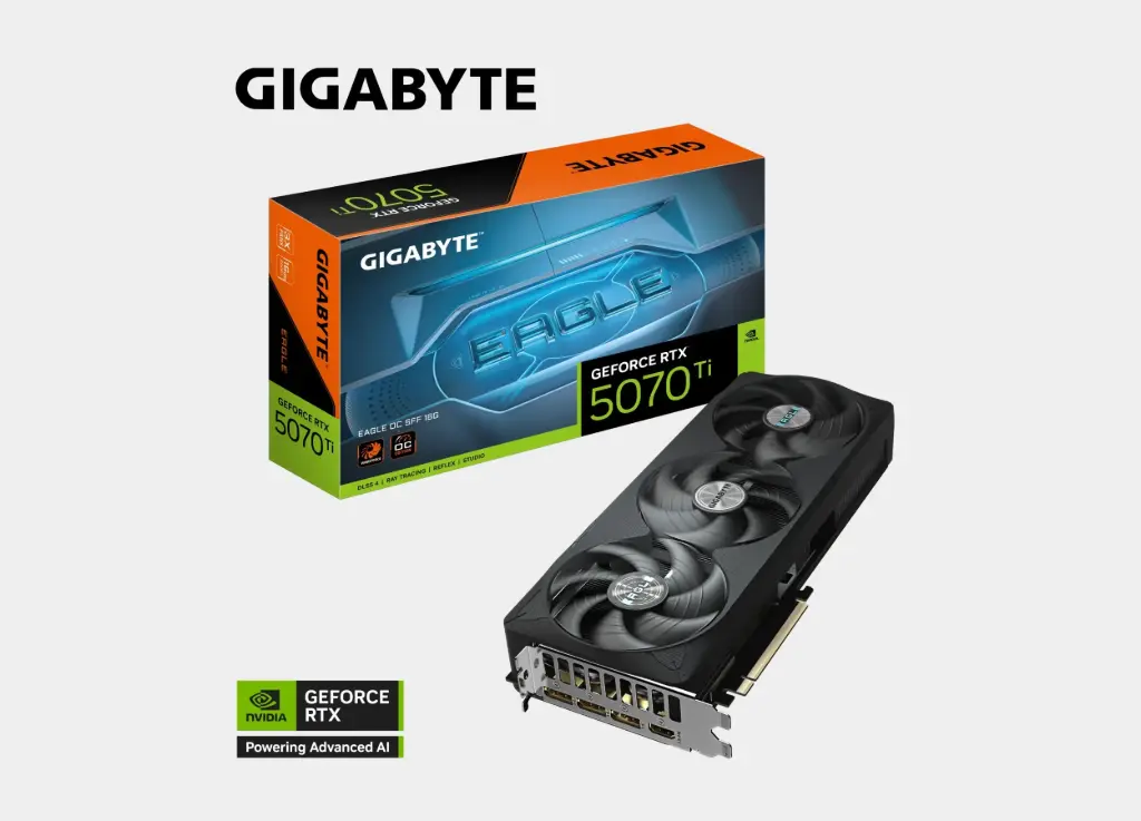[9VN507TEO-00-G10] GIGABYTE GeForce RTX™ 5070 Ti EAGLE OC SFF 16G