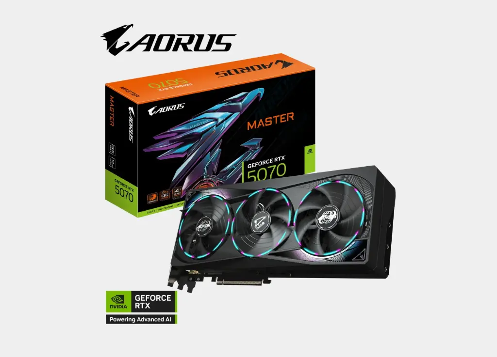 AORUS GeForce RTX™ 5070 MASTER 12G