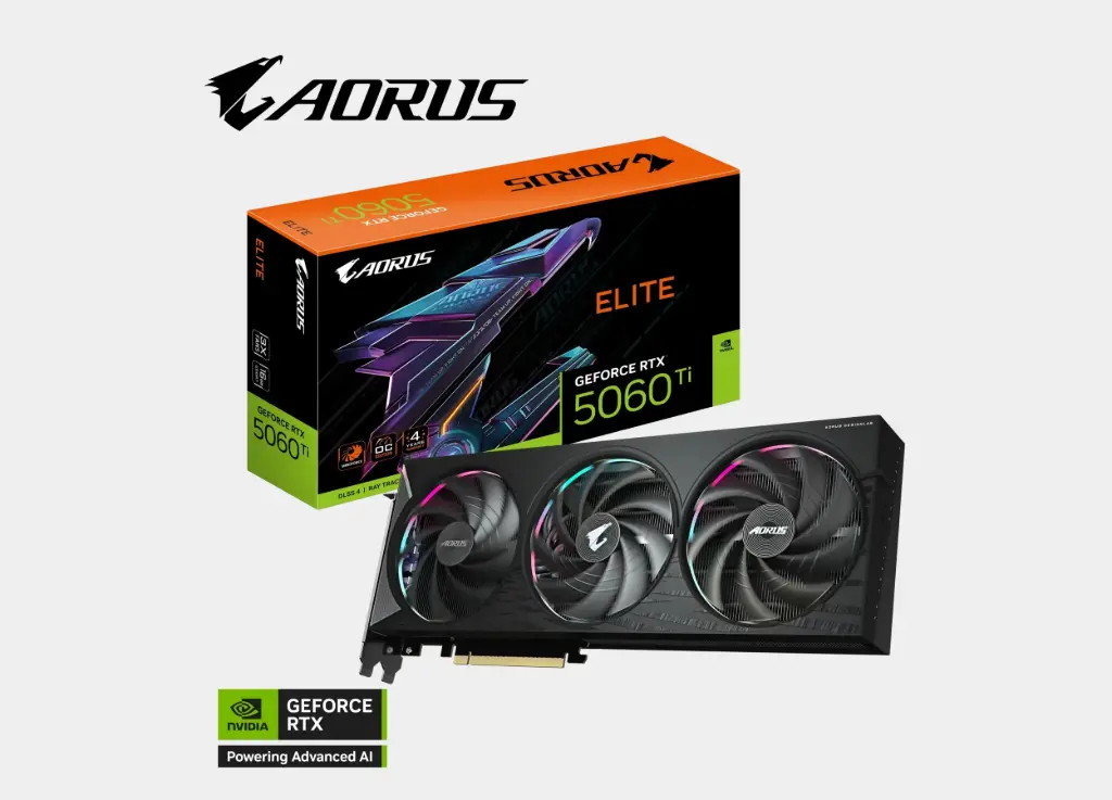 AORUS GeForce RTX™ 5060 Ti ELITE 16G