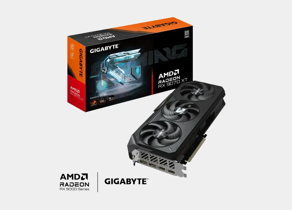 GIGABYTE Radeon RX 9070 XT GAMING OC 16G