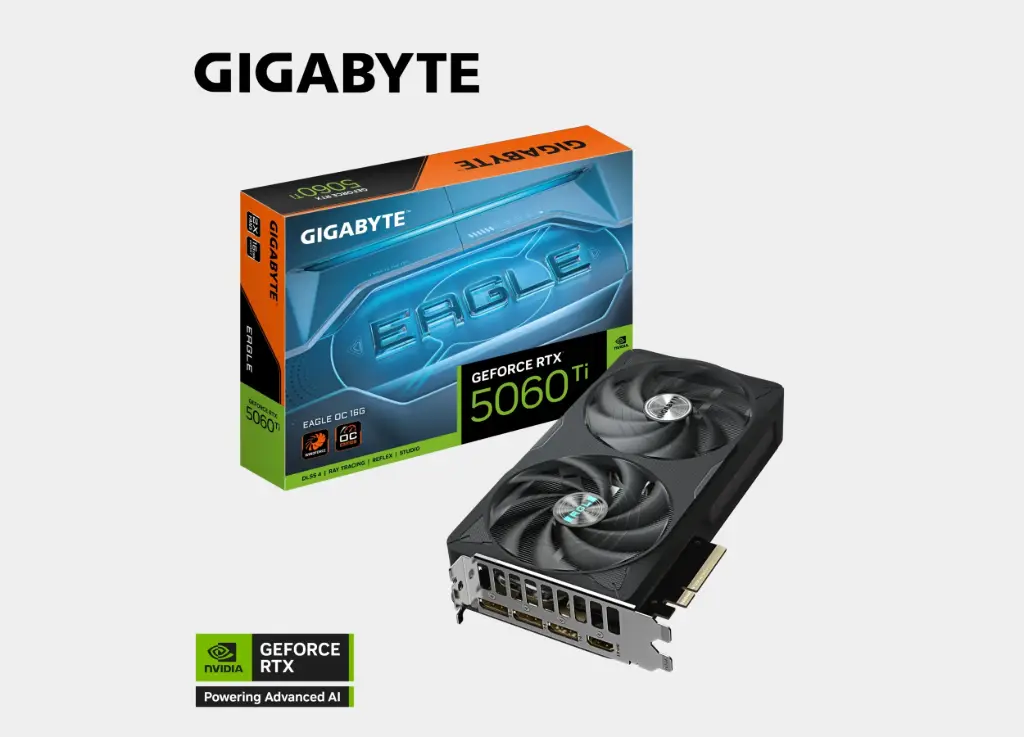 GIGABYTE GeForce RTX™ 5060 Ti EAGLE OC 16G