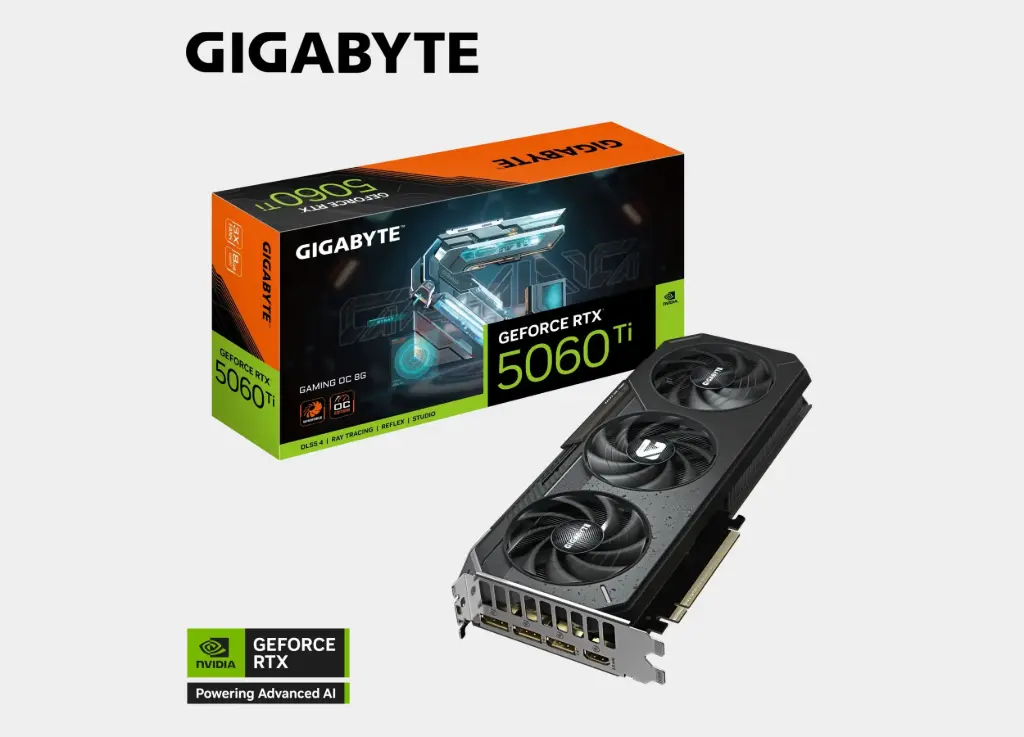 GIGABYTE GeForce RTX™ 5060 Ti GAMING OC 8G 