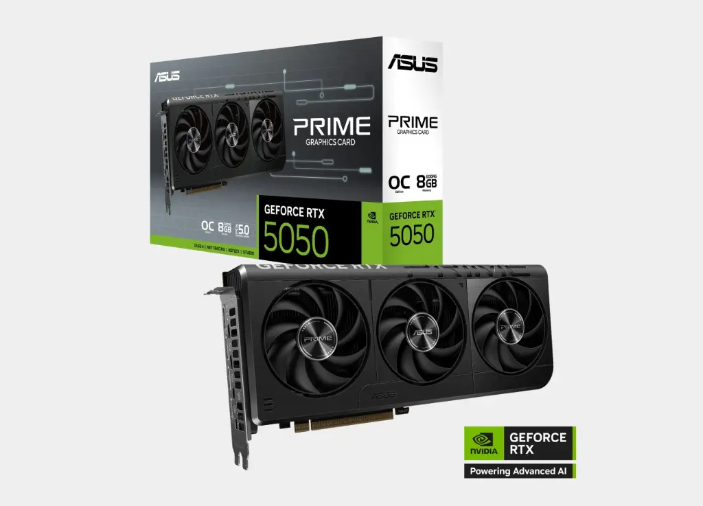 ASUS Prime GeForce RTX™ 5050 OC 8GB GDDR6