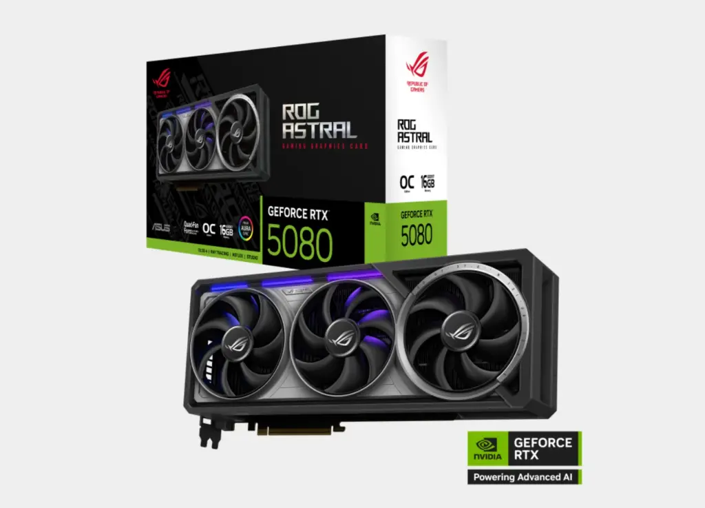 ASUS ROG Astral GeForce RTX™ 5080 OC 16GB GDDR7