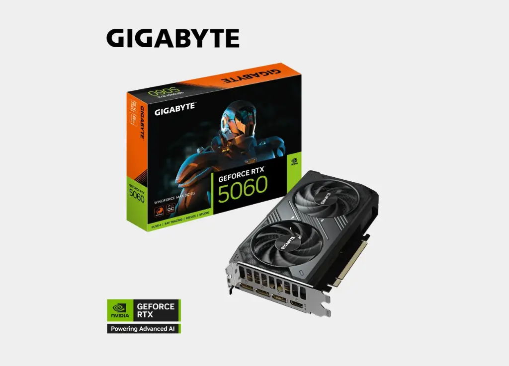 [9VN5060WXO-00-G10] GIGABYTE GeForce RTX™ 5060 WINDFORCE MAX OC 8G