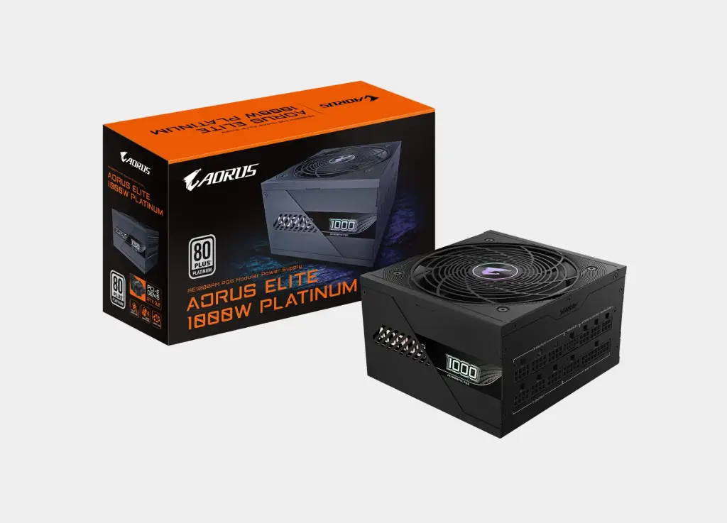 [28200-AE10P-1CEUR] AORUS ELITE P1000W 80+ Platinum Modular PCIe 5.0 (rev. 1.0)