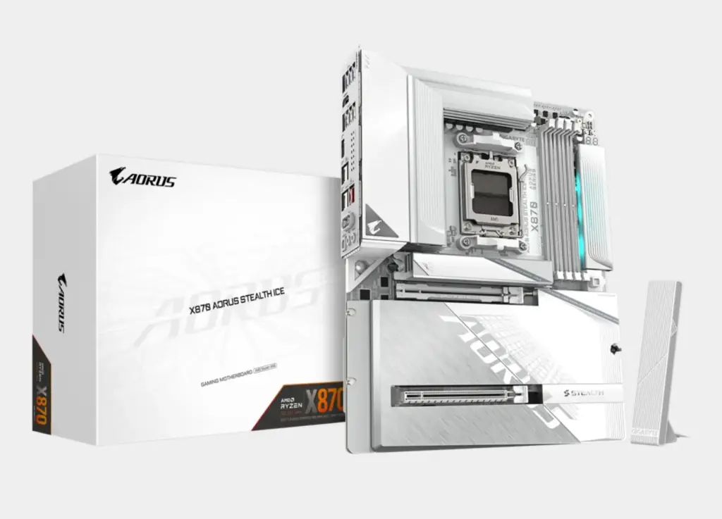 GIGABYTE X870 AORUS STEALTH ICE 