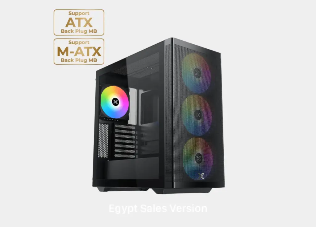 Xigmatek Osiris ARGB BTF Super Tower Case (EGYPT Version) + Prime 750W 80+ Gold Power Supply