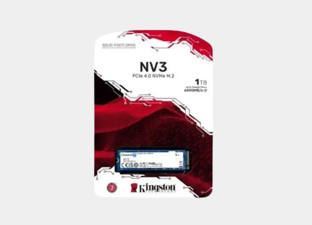 Kingston NV3 1TB NVMe PCIe Gen 4.0 SSD