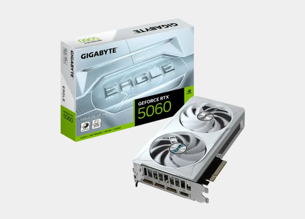 GIGABYTE GeForce RTX™ 5060 EAGLE OC ICE 8G 
