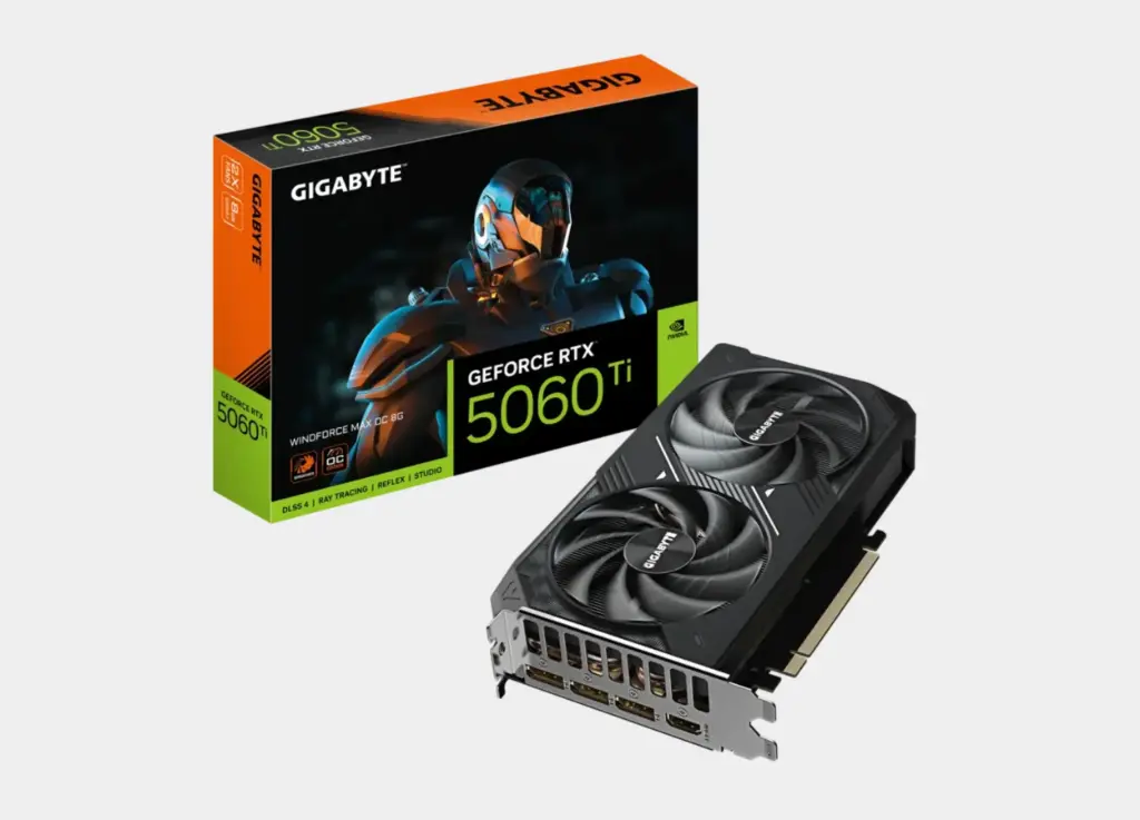 GIGABYTE GeForce RTX™ 5060 Ti WINDFORCE MAX OC 8G 