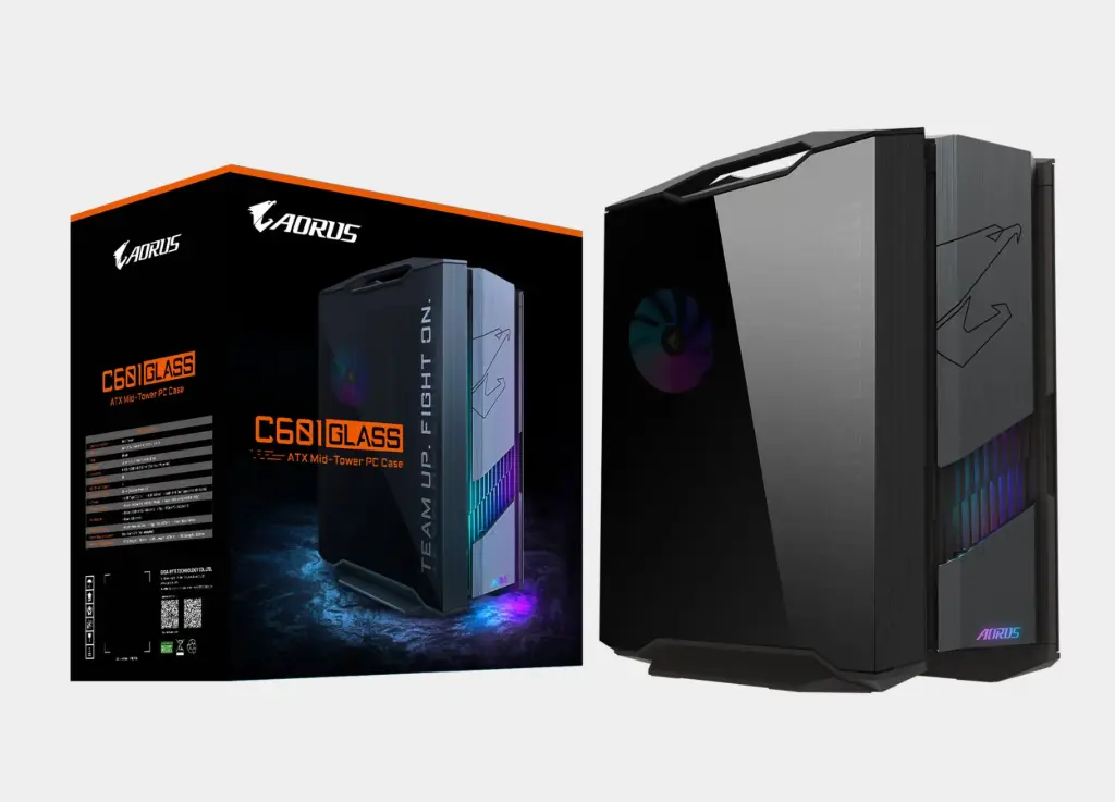 [AC601G E-ATX Bl] AORUS C601 GLASS GLOBAL E-ATX Black Gaming Case