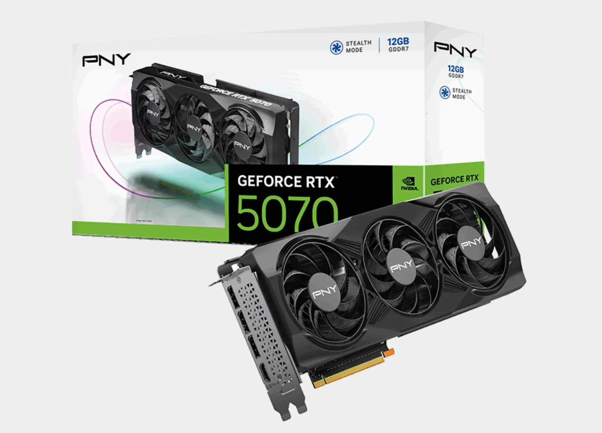 [VCG507012TFXPB1] PNY GeForce RTX 5070 12GB Gaming VERTO TRIBL FAN Edition