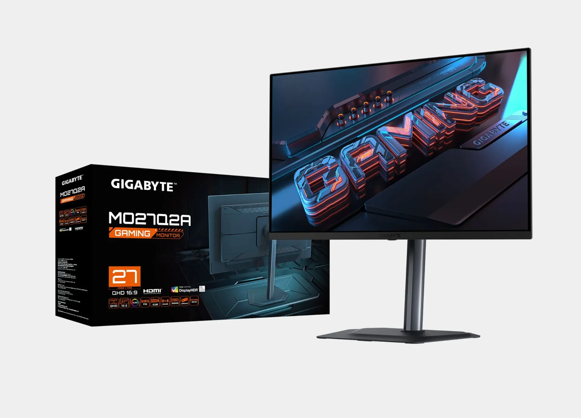 GIGABYTE MO27Q2A QHD OLED 27 280Hz Gaming Monitor