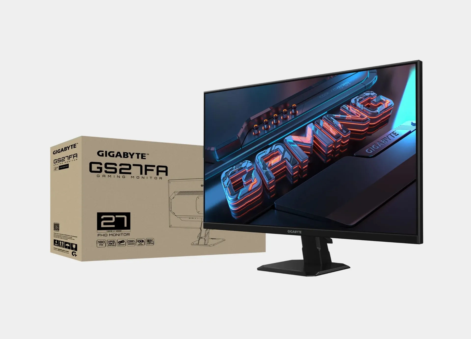 [GS27FA-EK] GIGABYTE GS27FA 27 SS IPS FHD 180Hz Gaming Monitor