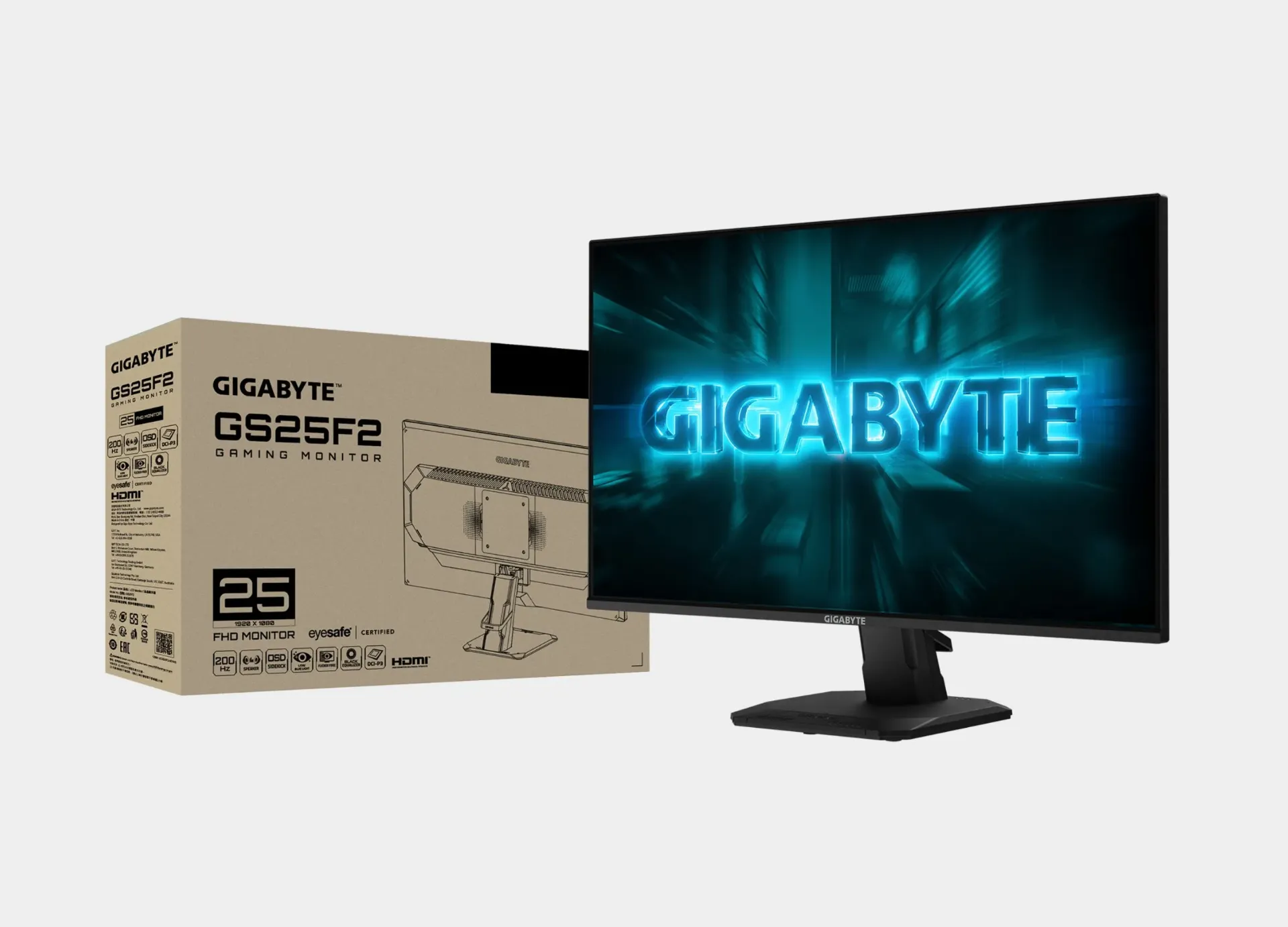GIGABYTE GS25F2A 24.5 inch SS IPS FHD 240Hz Gaming Monitor