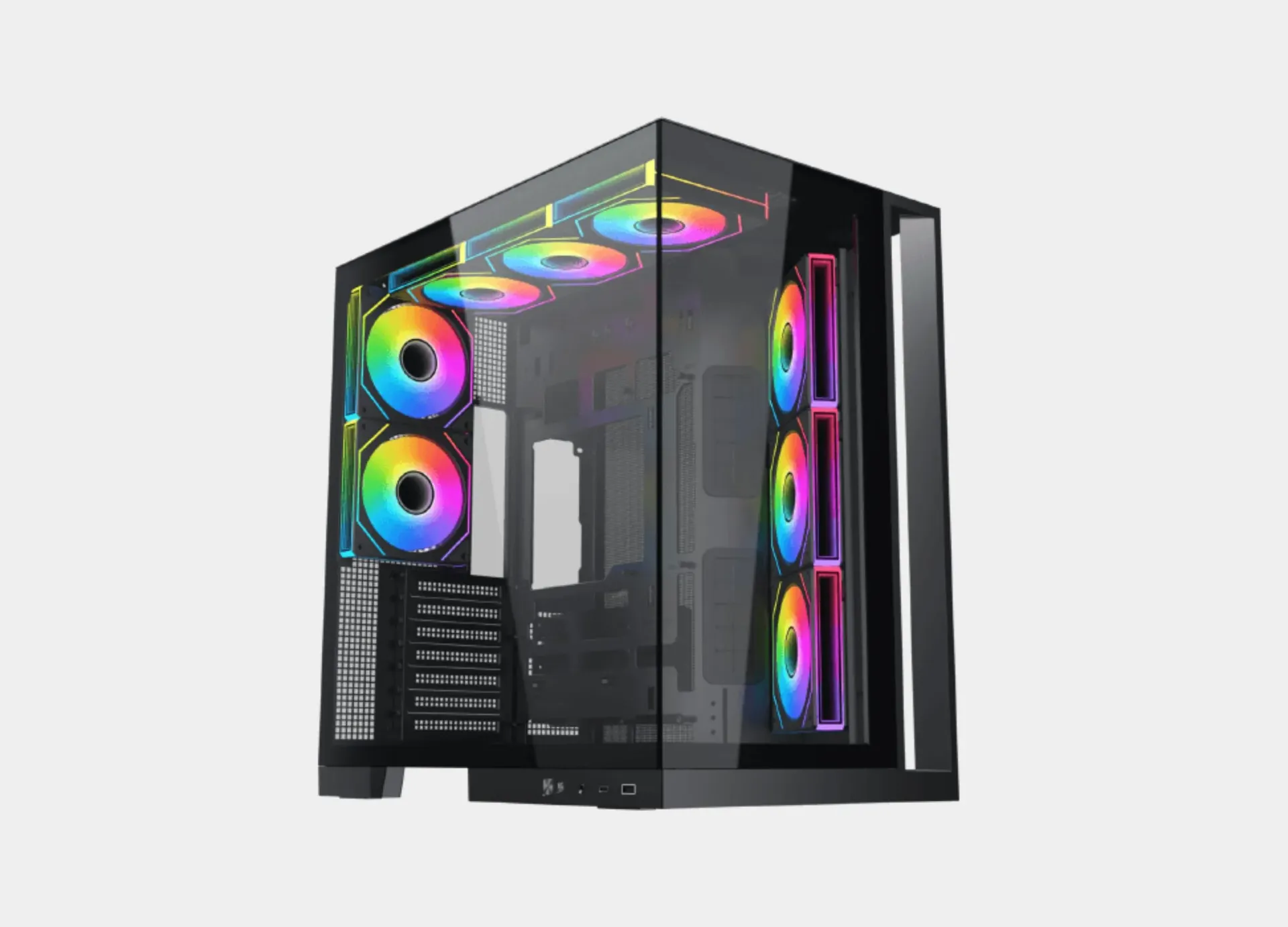 Xigmatek Aqua 7 Argb BTF 8 Fan ARGB Pwm E-ATX Type C Super Tower Case